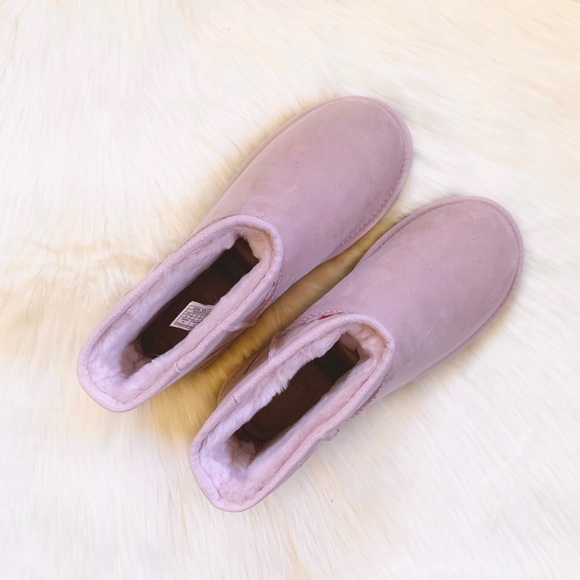 UGG Classic Mini Blossom Boots In Seashell Pink - Picture 6 of 10